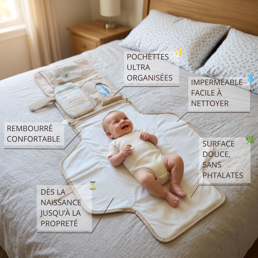 Matelas à langer nomade