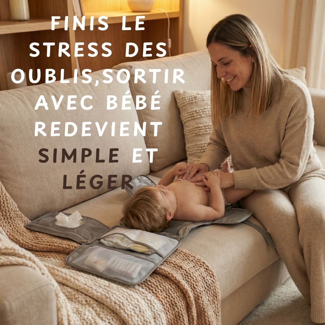 Matelas à langer nomade : Liberté et tranquillité lors de vos sorties