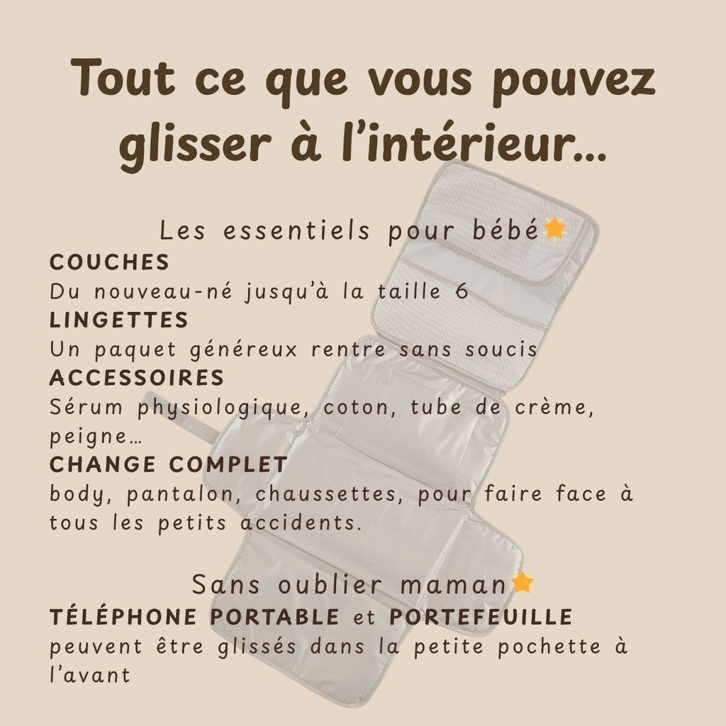 Matelas à langer nomade : Liberté et tranquillité lors de vos sorties